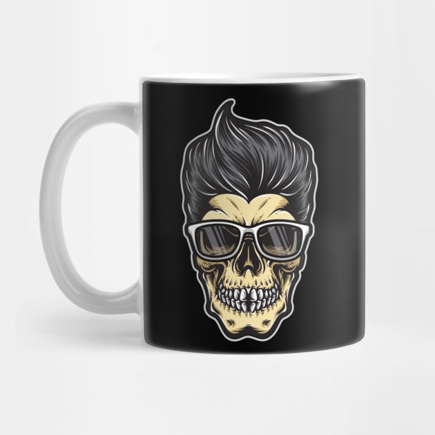 Rockabilly Skull by GermanStreetwear